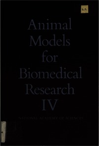 Cover Image: Animal Models for Biomedical Research IV
