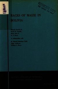 Races of Maize in Bolivia