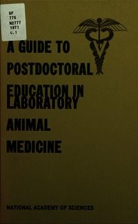 Cover Image: A Guide to Postdoctoral Education in Laboratory Animal Medicine