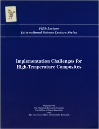Cover Image: Implementation Challenges for High-Temperature Composites
