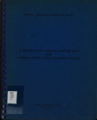 A Method of Coding Chemicals for Correlation and Classification