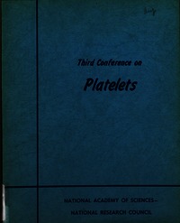 Cover Image: Proceedings of the Third Conference on Platelets