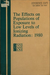 Cover Image:Effects on Populations of Exposure to Low Levels of Ionizing Radiation, 1980