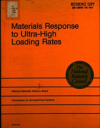 Cover Image: Materials Response to Ultra-High Loading Rates
