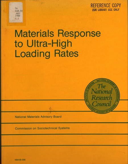 Materials Response to Ultra-High Loading Rates