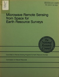 Cover Image: Microwave Remote Sensing From Space for Earth Resource Surveys