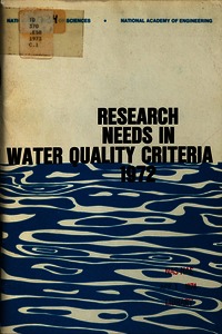 Research Needs in Water Quality Criteria, 1972