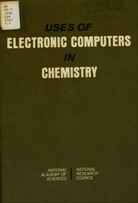 Cover Image: Uses of Electronic Computers in Chemistry