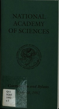 Cover Image: National Academy of Sciences