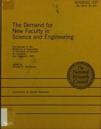 Cover Image: The Demand for New Faculty in Science and Engineering