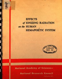 Effects of Ionizing Radiation on the Human Hemapoietic System
