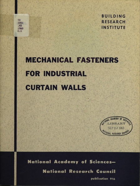 Mechanical Fasteners for Industrial Curtain Walls