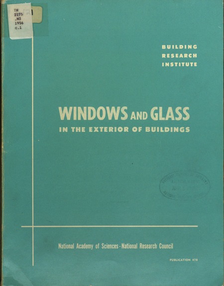 Windows and Glass in the Exterior of Buildings