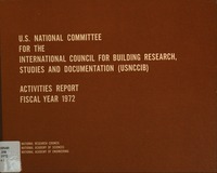 Activities Report: Fiscal Year 1972