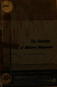 Cover Image: The Selection of Military Manpower