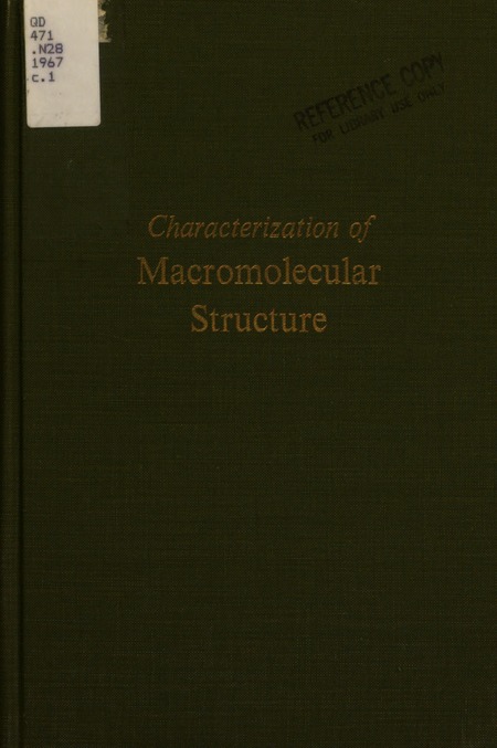 Characterization of Macromolecular Structure