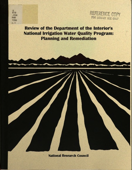 Review of the Department of the Interior's National Irrigation Water Quality Program: Planning and Remediation