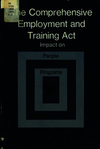 Cover Image: The Comprehensive Employment and Training Act