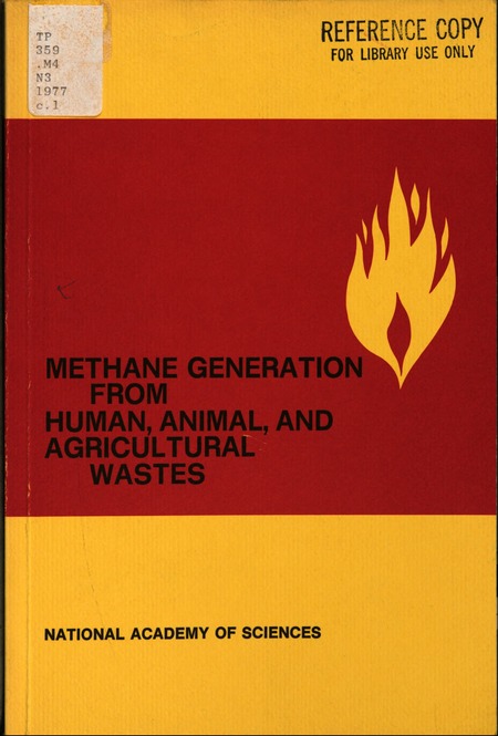 Methane Generation From Human, Animal, and Agricultural Wastes
