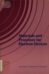 Materials and Processes for Electron Devices