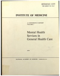 Cover Image: Mental Health Services in General Health Care