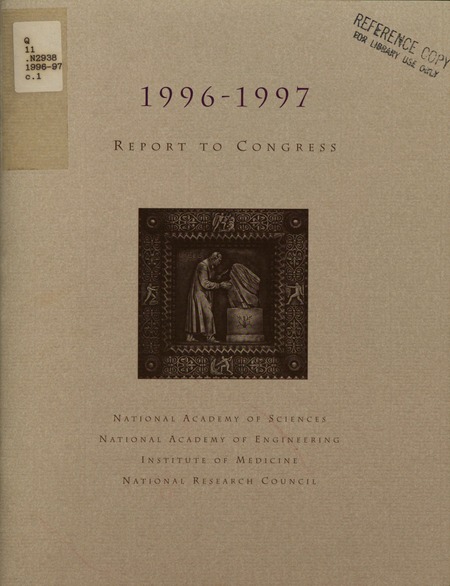 National Academies: [Annual] Report to Congress