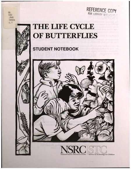 Cover: Life Cycle of Butterflies: Student Notebook