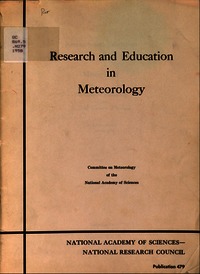 Cover Image: Research and Education in Meteorology
