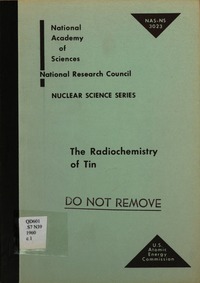 Radiochemistry of Tin