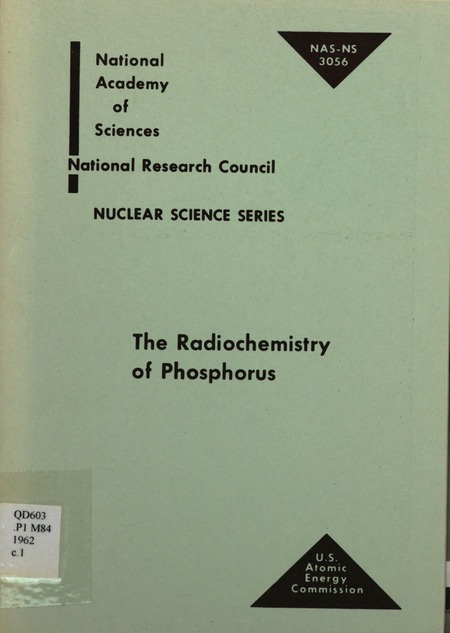 Radiochemistry of Phosphorus