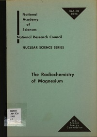 Radiochemistry of Magnesium
