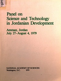 Cover Image: Panel on Science and Technology in Jordanian Development