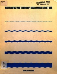 Cover Image: Water Science and Technology Board Annual Report 1985