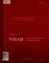 Cover Image: Fundamentals of Massive Glass as a Naval Structural Material