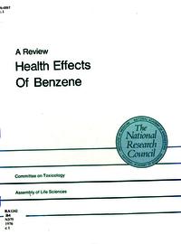 Cover Image: Health Effects of Benzene