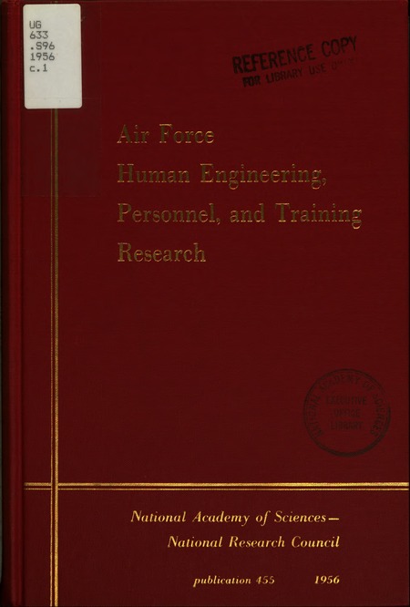 Symposium on Air Force Human Engineering, Personnel and Training Research: Papers