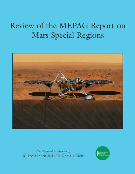 Cover: Review of the MEPAG Report on Mars Special Regions