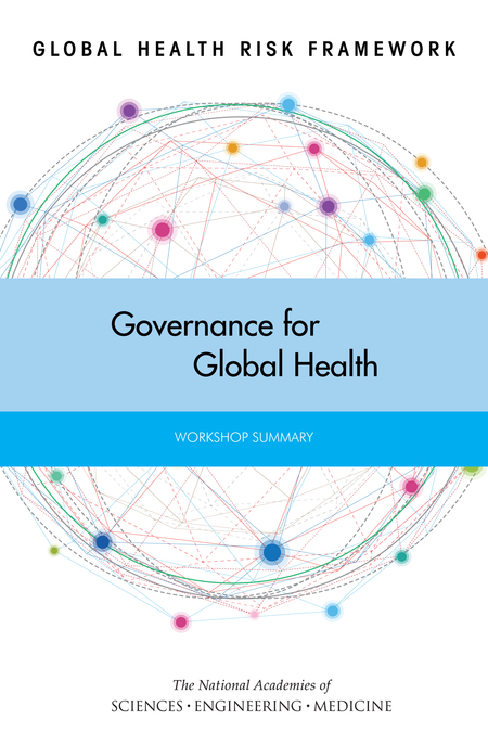 Cover: Global Health Risk Framework: Governance for Global Health: Workshop Summary