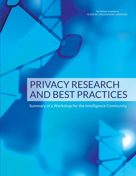 Cover: Privacy Research and Best Practices: Summary of a Workshop for the Intelligence Community