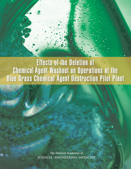 Cover: Effects of the Deletion of Chemical Agent Washout on Operations at the Blue Grass Chemical Agent Destruction Pilot Plant
