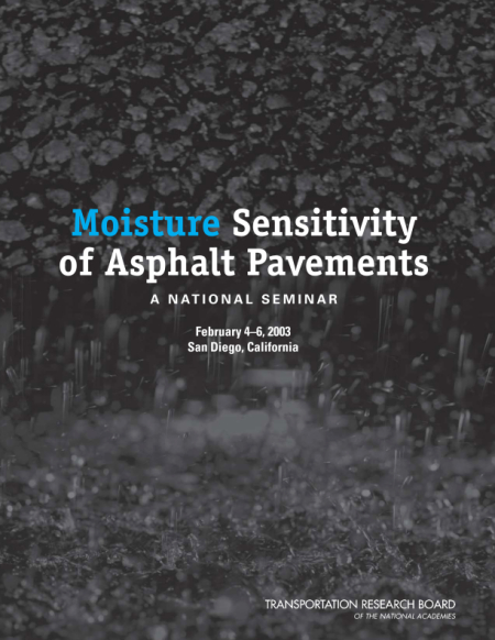 Moisture Sensitivity of Asphalt Pavements