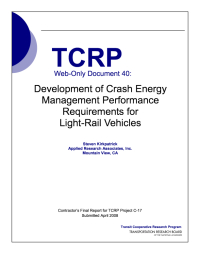 Development of Crash Energy Management Performance Requirements for Light-Rail Vehicles