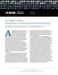 Air Traffic Control: Symposium on Organizational Reform Options