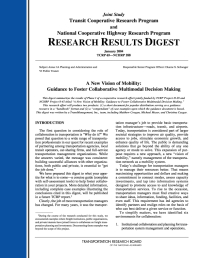 A New Vision of Mobility: Guidance to Foster Collaborative Multimodal Decision Making