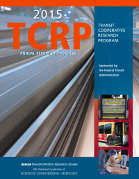 TCRP Annual Report of Progress 2015