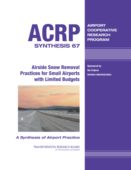 Airside Snow Removal Practices for Small Airports with Limited Budgets