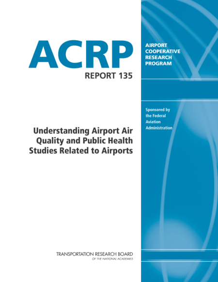 Cover: Understanding Airport Air Quality and Public Health Studies Related to Airports