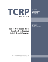 Use of Web-Based Rider Feedback to Improve Public Transit Services