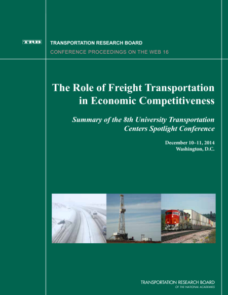 Cover: The Role of Freight Transportation in Economic Competitiveness