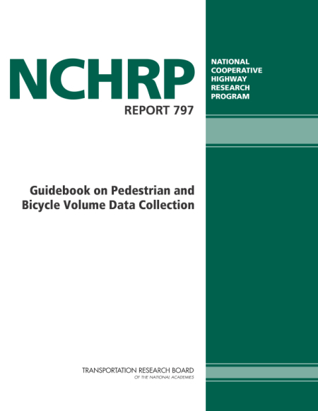 Guidebook on Pedestrian and Bicycle Volume Data Collection